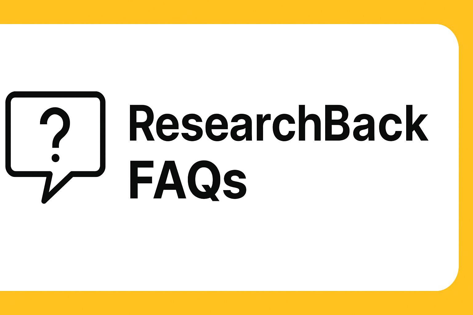 ResearchBack FAQs banner image showing academic help and support topics
