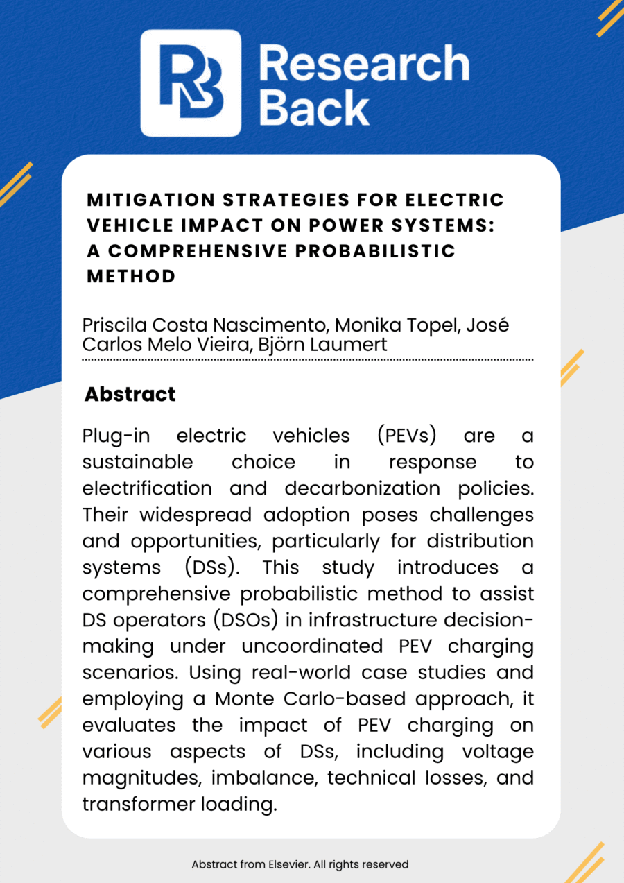 Mitigation strategies for electric vehicle impact on power systems: A comprehensive probabilistic method